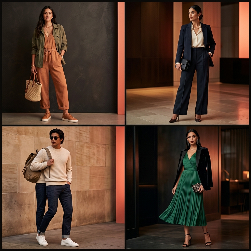 AI-curated outfit combinations